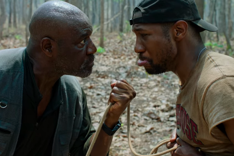 Delroy Lindo and Jonathon Majors from Da 5 Bloods